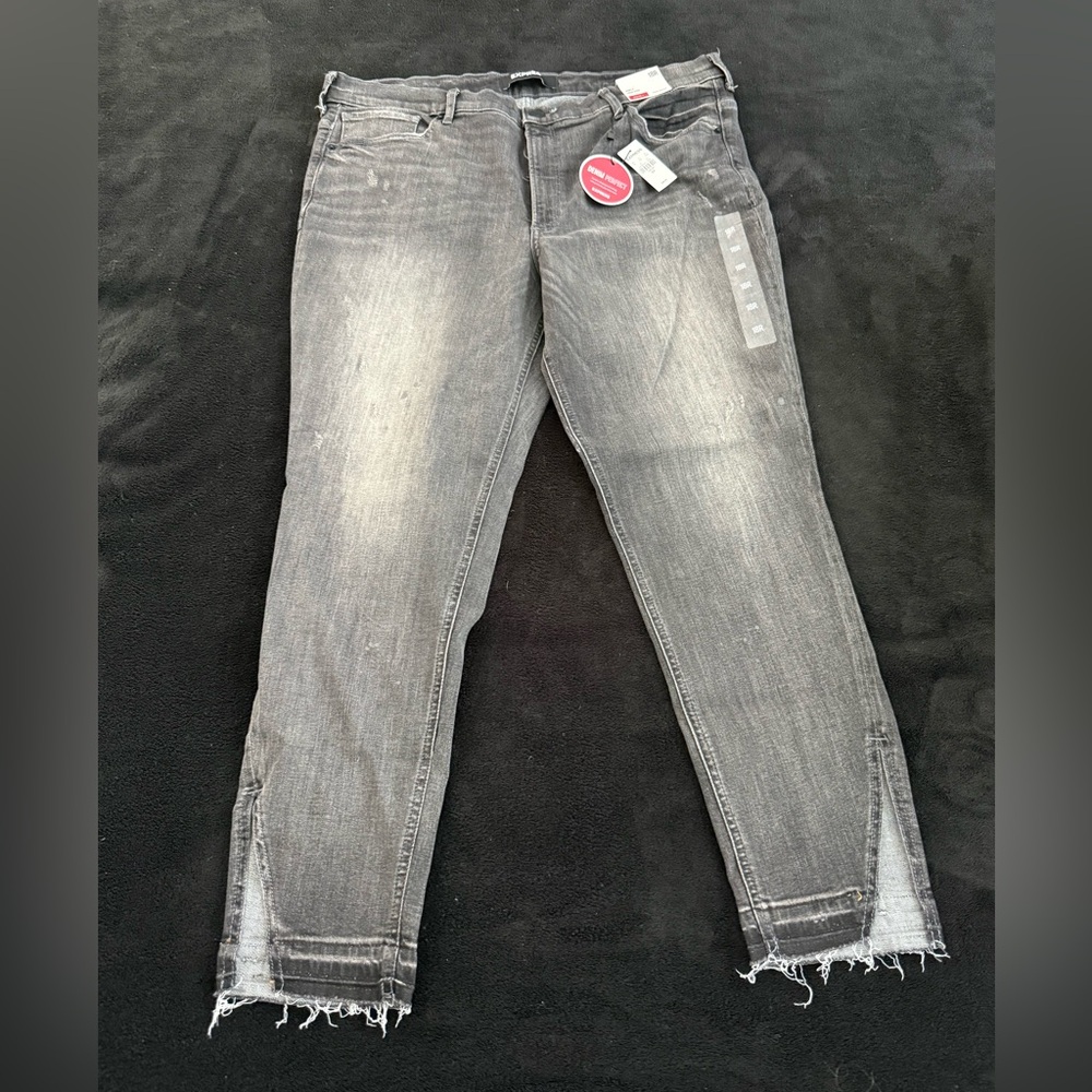 Express Women's Gray Jeans